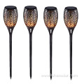 Solar flame lawn light outdoor